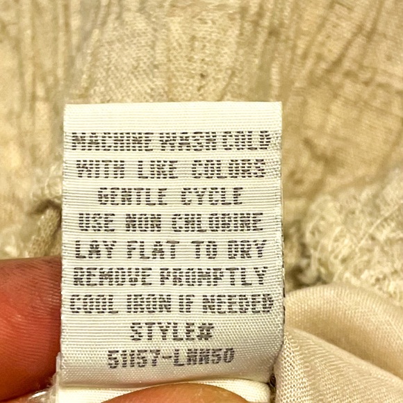 Angel Kiss Women's Size XL Khaki Elastic Waist Linen Shorts *NWT* - Picture 8 of 8